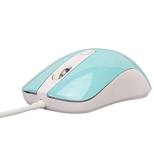 Kabelgebundene Gaming Maus, Optische USB Computermäuse mit RGB Hintergrundbeleuchtung, 3500 DPI Einstellbar, 4 Programmierbare Tasten, Plug and Play, Ergonomische Mute Maus für von Tosuny