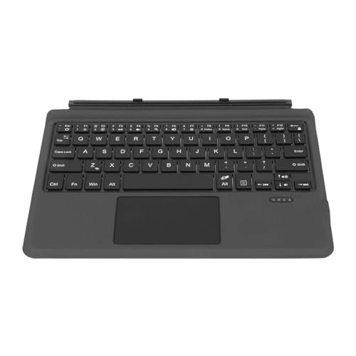 Kabellose Bluetooth-Tastatur mit Touchpad, Farbenfrohe Tastatur mit Hintergrundbeleuchtung, Ultraschlanke Abnehmbare Tastatur für Surface Go 1 2 3 Tablet (Mit von Tosuny