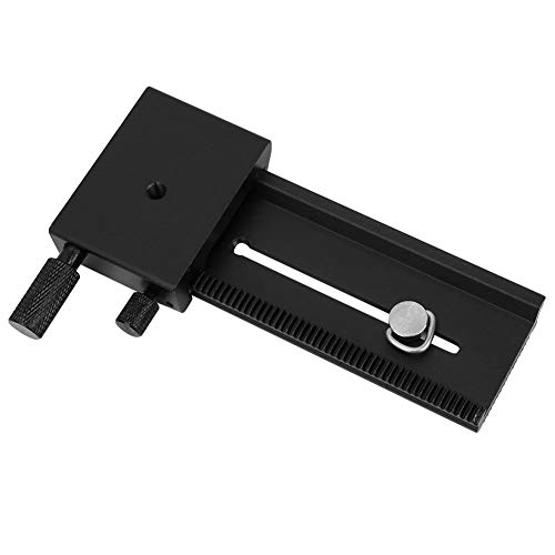 LP-01 Makro-Langfokussierungs-Nahaufnahme-Schnellverriegelungsplatten-Gleitschiene mit Einstellschraube für DSLR-Kameras für Makroaufnahmen von Tosuny