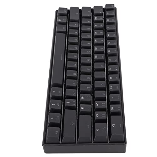 Mechanische Gaming-Tastatur, Plug-and-Play, DREI-Modus-Verbindung, Wiederaufladbare Tastatur Kabelgebundene Tastatur mit 61 Tasten für Windows-Gaming-PC (Blauer Schalter) von Tosuny