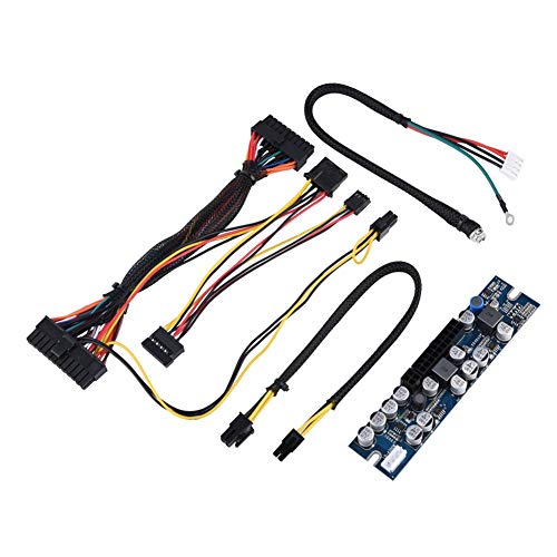 PC Netzteil DC 12V Eingang 300W Ausgang Computer Netzteil Modulplatine mit 24Pin Connect/AUX/SATA Kabel, geeignet für -ITX und 1U Gehäuse von Tosuny