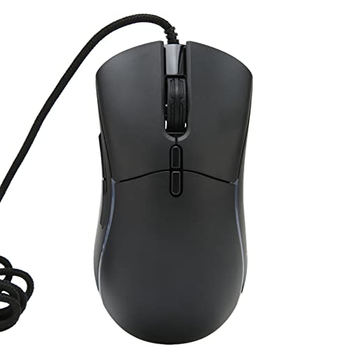 RGB-Gaming-Maus, PC-Gaming-Mäuse mit 7 Tasten, RGB-Licht, 12800 DPI Einstellbar, Stabile Leistung, Gaming-Maus für PC-Spieler, Plug and Play von Tosuny