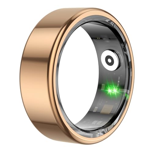 Smart Ring Gesundheits Tracker, Bluetooth Fitness Tracker Ring mit Schlafüberwachung, Schrittzähler, Video Scrollen, Kamera Fernbedienung, IP68 Wasserdicht, für und Android von Tosuny