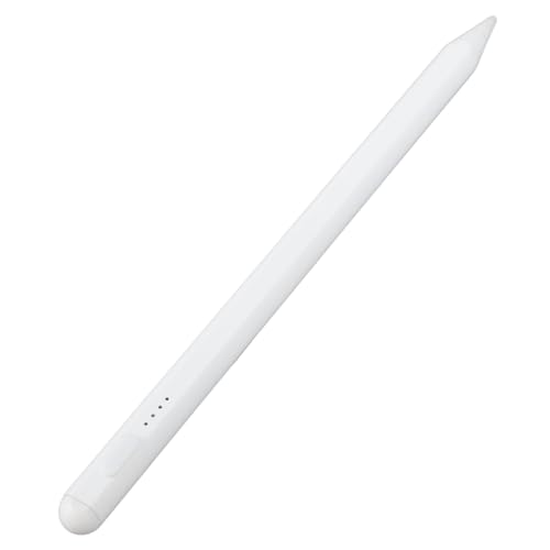 Stylus-Stift für Tablet, Handy, Mobiltelefon, Tablet, Universeller Kapazitiver Stylus-Stift, 2260 Magnetischer Wiederaufladbarer Kapazitiver Stift, Flüssiges Schreiben (White) von Tosuny