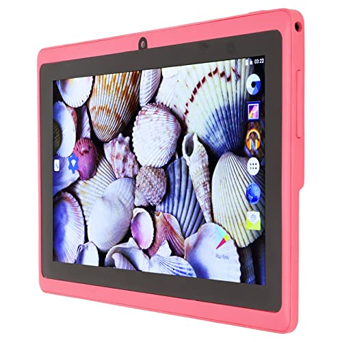 Tablet, 7 Zoll Tablet für Kleinkinder, 1 GB RAM 8 GB ROM, 2,4 G/5 G WLAN, 4.0, HD Dual Kameras, IPS HD Augenschutz Touchscreen, Stoßfeste Hülle, für Android 7.0 (EU-Stecker) von Tosuny