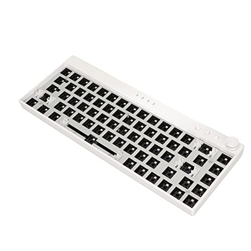 Tastaturschalter RGB 68 Tasten DIY Mechanische Tastatur, 68 Tasten Hot-Swap-fähiger 3-Pin- oder 5-Pin-Schalter, Benutzerdefinierte Gaming-Tastatur (White) von Tosuny