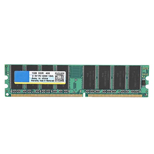 Tosuny 1 GB DDR 400 MHz 184Pin 2,5 V DDR PC-3200 Arbeitsspeicher RAM für Desktop-Computer, kompatibel für Intel/AMD-Motherboards von Tosuny