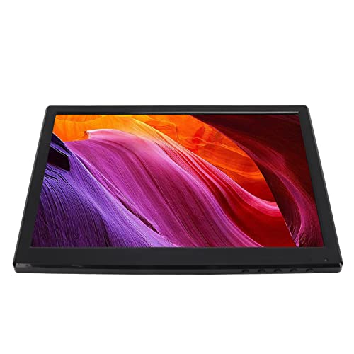 Tosuny 12-Zoll-TFT-LCD- 1280 X 800 HD Dual-Lautsprecher-Fernbedienung, Tragbares Farbdisplay für Spiele, Computer, Laptops, DVDs, Fernseher, VGA/AV-Schnittstelle (EU-Stecker) von Tosuny