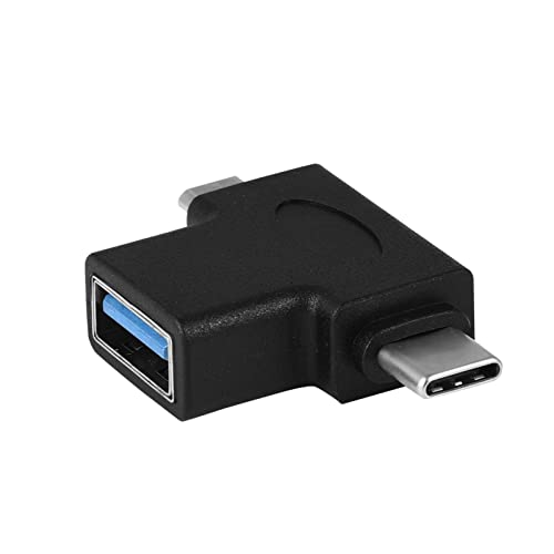 Tosuny 2 In 1 Micro USB + USB 3.1 Typ C-Stecker auf USB 3.0-Buchse OTG-Konverteradapter mit Schneller Datumsübertragung für Mobiltelefon/Tablet und U-Disk/Mobile Disk. von Tosuny