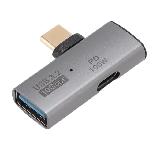 2 in 1 USB C auf USB 3.2 Adapter mit 100 W Ladeanschluss, USB C auf USB 3.2 OTG Splitter Adapter, 10 Gbit/s Datenübertragung, für Mobiltelefone, Tablets, Steam Deck 2 in 1 USB C auf USB 3.2 Adapter mit 100 W Ladeanschluss, USB C auf USB 3.2 OTG Splitter Adapter, 10 Gbit/s Datenübertragung, für Mobiltelefone, Tablets, Steam Deck von Tosuny