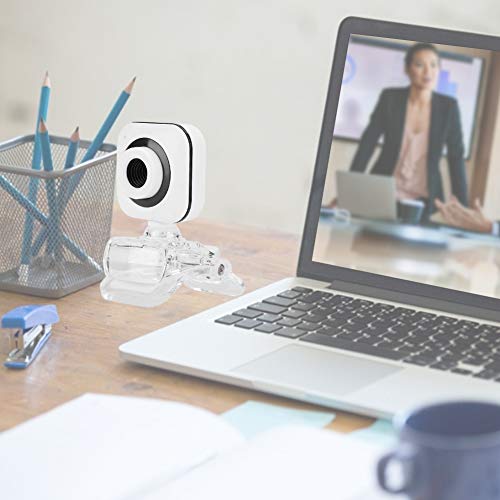 Tosuny 480P-Computerkamera, Einstellbare USB-Webcam mit Transparentem Clip und Integriertem Mikrofon für Klassenunterricht, Live-Webcast und Online-Unterricht von Tosuny