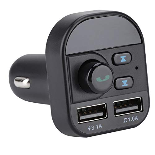 Tosuny Bluetooth Auto FM Transmitter, Auto FM Wireless Bluetooth MP3 HD Player Freisprecheinrichtung Dual USB Ports Ladegerät Audio Adapter Empfänger von Tosuny