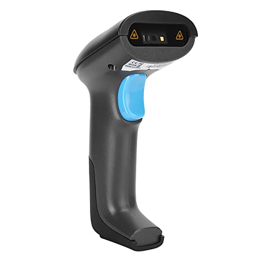 Tosuny Drahtloser Barcode-Scanner, QR-Code-LED-Leser für, für Lagerhäuser, Supermärkte, Hotels, Kaufhäuser (Kabelloser 2D-Scanner YHD-6200W) von Tosuny