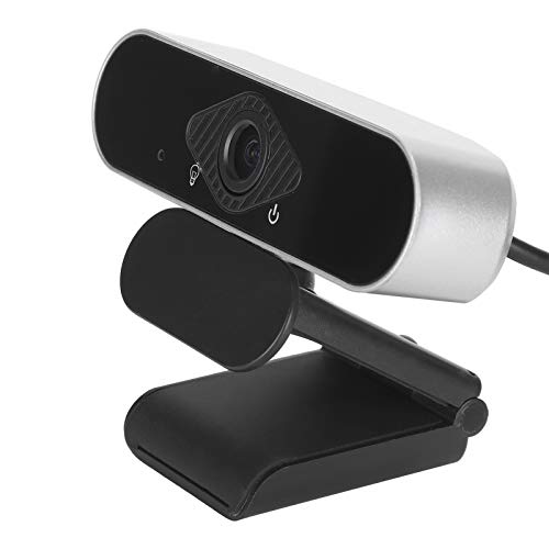 Tosuny Drehbare 1080P HD USB 2.0-Webcam, Breitbild-Video-Heimcomputerkamera mit Integriertem Mikrofon für Videokonferenz-Netmeeting von Tosuny