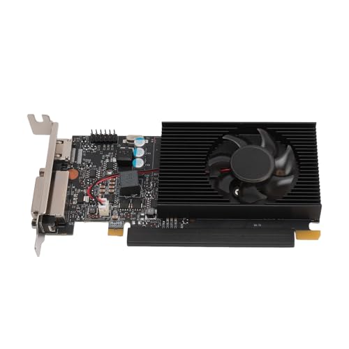 Tosuny GT730 4GD3 Grafikkarte, 4 GB DDR3 64Bit 902/1800 MHz PCIE 2.0 Grafikkarte, PC Gaming Grafikkarte mit Leisem Lüfter, Unterstützt DirectX 12, HDMI DVI Ausgang, für Büro, Gaming von Tosuny