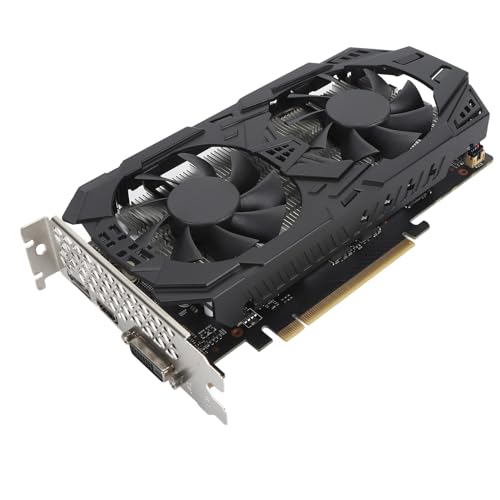 Tosuny GTX1060 5G GDDR5192Bit Gaming-Grafikkarte, Desktop-PC-Videospeicher-Grafikkarte mit Zwei Lüftern und Einem Heatpipe für Arbeitsunterhaltung, Leiser Betrieb von Tosuny