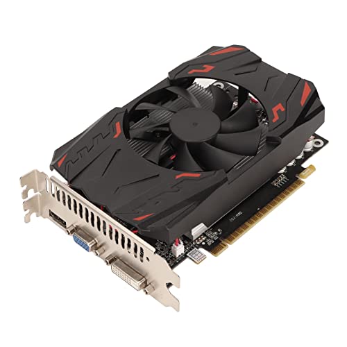 Tosuny GTX550ti 1 GB Grafikkarte, 128-Bit-DDR5-Desktop-PC-Grafikkarte mit Einem Großen Kühlkörper aus Aluminiumlegierung und Einem Großen Lüfter, PCI Express X16 1.1 DirectX 11 von Tosuny