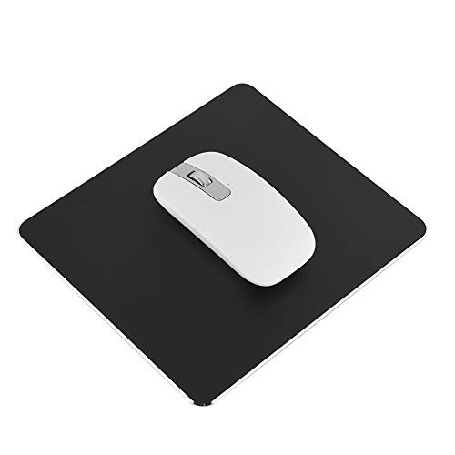 Tosuny Gaming Mauspad, Aluminiumlegierung rutschfeste Gaming Mouse Pad, Doppelseitige Matte, Genaue Steuerung Mousepad für PC (Schwarz) von Tosuny