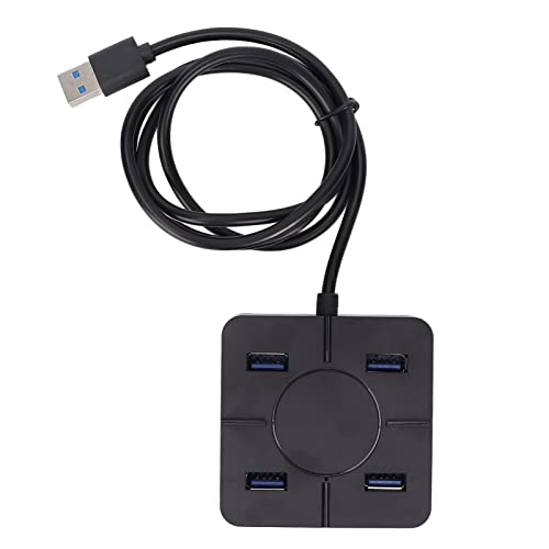Tosuny Hub USB2.0, Multi Port USB 2.0 Splitter und Expander Hub, 480Mbps, Plug and Play, Keine Externe Stromversorgung - Kleiner Reise-USB-Hub von Tosuny