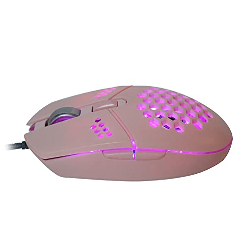 Tosuny Kabelgebundene RGB-Gaming-Maus, 4 Einstellbare DPI Bis zu 2000, Hintergrundbeleuchtete Laptop-Maus, rutschfeste Universelle Kompatibilität Maus für 2000/XP/Vista/7/8 von Tosuny