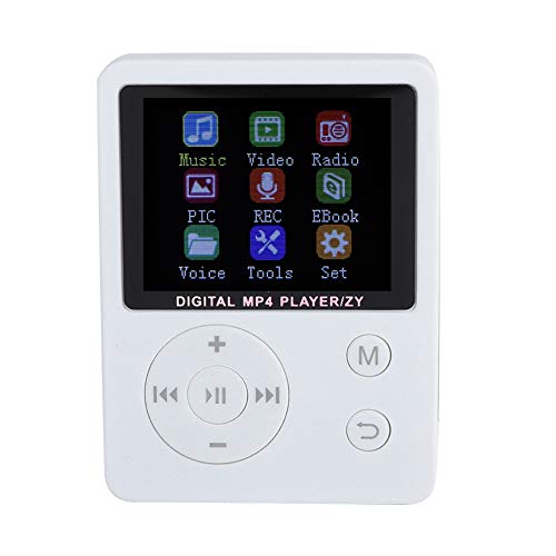 Tosuny MP3-Musik-Player, tragbarer, dünner, Leichter MP3-MP4-Musik-Player Unterstützt Musik-, Radio-, -, Video- und Digital-Musik-Player-Farbbildschirm für von Tosuny