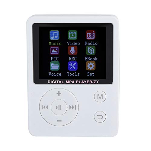 Tosuny MP3-Musik-Player, tragbarer, dünner, Leichter MP3-MP4-Musik-Player Unterstützt Musik-, Radio-, Video- und Digital-Musik-Player-Farbbildschirm für von Tosuny
