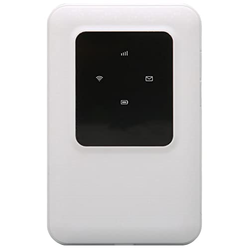 Tosuny Mobiler 4G-LTE-Router, 10-Benutzer-Hotspot-WLAN-Geräte für die Reiseunterstützung B1, B3, B5, B7, B8, B20, B28, B38, B40, B41 Tragbare Drahtlose Internetkarte für Büro, Plug-and-Play (Weiss) von Tosuny