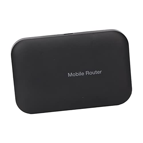 Tosuny Mobiler WLAN Hotspot, Tragbares 4G LTE WLAN Hotspot Modem, 300 M WLAN Router mit SIM Kartensteckplatz, Eingebauter 2000 MAh Akku, Sicheres WLAN Netzwerk überall von Tosuny