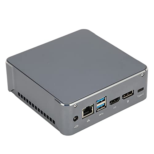 Tosuny PC, I7 1165G7 Desktop Computer, 4 GB RAM, 128 GB SSD, Dual DDR4 Steckplatz, Iris Xe Grafik GPU, 4K +, 2,4 G/5,0 G WiFi, BT, Gigabit Ethernet, für Win 10/ (EU-Stecker) von Tosuny