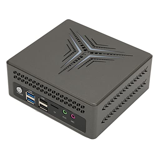 Tosuny -PC, für Win 11 -Desktop-Computer 2,4 G / 5,0 G WiFi 8 G DDR4 und 128 G NVMe M.2 SSD, für Intel Jasper Lake N5095, Unterstützt Mehrsprachigen RGB-Mikrocomputer von Tosuny