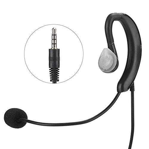 Tosuny PC-Headset, Earhook-Typ 3,5-mm-Headset Tablet-Headset Geeignet für Skype und QQ Sowie für MSN Usw, Tablet-Mikrofon-Kopfhörer mit MIC 100-5600Hz, Plug and Play von Tosuny