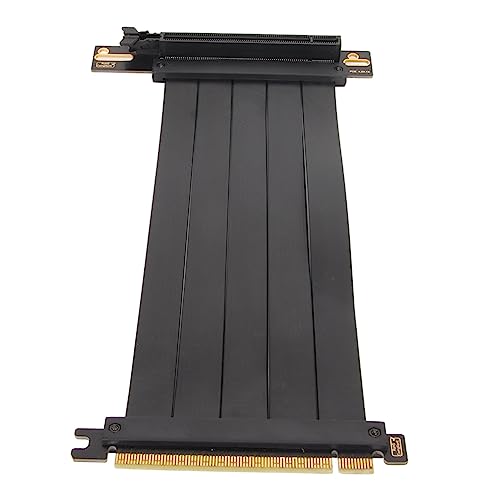 PCIE 4.0 X16 Grafikkarten-Verlängerungskabel für RX 7900 XT 7800 XT 7700 XT 7600 7500, 90-Grad-GPU-Verlängerungskabel, Flexibler (20 cm) von Tosuny
