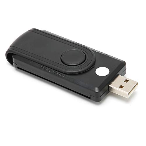 Tosuny Portable Card Reader, Leistungsstarker SD/TF ID Multi-Port-Smartcard-Leser für Mobile Desktop-Geräte, USB 2.0-Kartenleser, Plug-and-Play von Tosuny