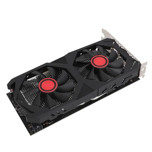 Tosuny RX580 Desktop Grafikkarte, 8GB GDDR5 256Bit Gaming Grafikkarte, PCIE 2.0 Video Karte mit Dual Quiet Fan, Unterstützung DirectX 11, für Windows 11 10 8 8.1 7, Linux, Freebsd X86 von Tosuny