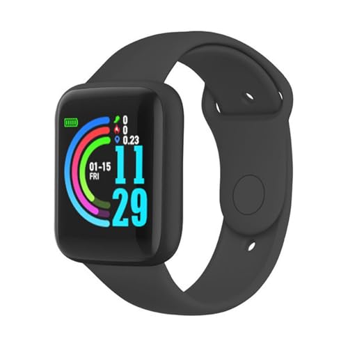 Tosuny Smartwatch, 1,4 Zoll Smartwatch für Damen & Herren, Fitness Tracker mit Herzfrequenz- und Schlafüberwachung, Schrittzähler, Musikwiedergabe, IP67 wasserdichte Fitnessuhr (Black) von Tosuny