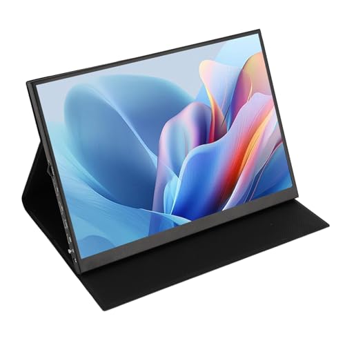 Tragbarer 11 Zoll Moni Tor, FHD 2160X1440 USB C HDMI Computerdisplay, HDR IPS Gaming Moni Tor mit Zwei Lautsprechern, Externer Moni Tor für Laptop/PC/Telefon/IOS Tablets (Mit Etui) von Tosuny