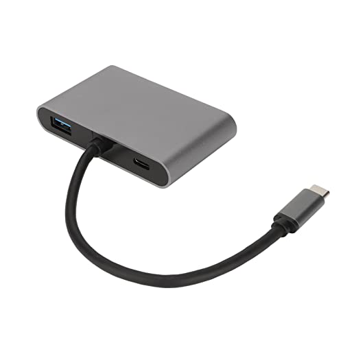 Tosuny USB C Hub, USB C Multiport Adapter mit Zwei 4K HDMI Anschlüssen, Zwei 1080P VGA Anschlüssen, 100 W Stromversorgung, USB 3.0 Datenanschluss, 5 Gbit/s Übertragung, für Laptops und USB C Geräte von Tosuny