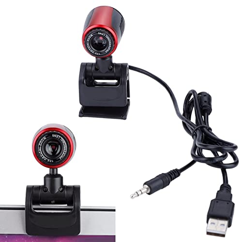 Tosuny USB2.0 HD-Webkamera, Computer-Laptop-Kamera-Kamera 360 °, 16MP HD-Webcam mit High Definition für Laptop und Desktop für MSN/Yahoo/Skype. von Tosuny