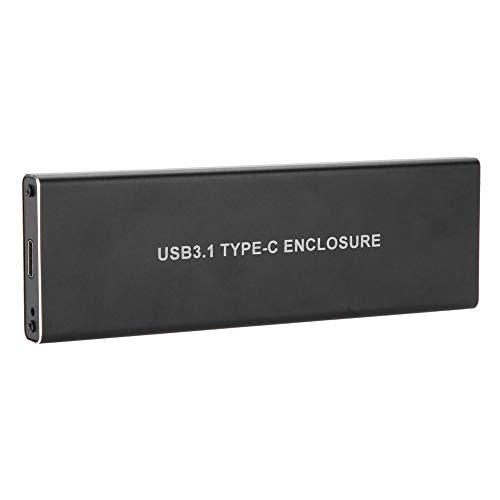 Tosuny USB3.1 to M.2 Key-M Externer SSD-Leser, Konverteradaptergehäuse mit UASP, Unterstützt WinXP/Vista/Win7/Win8/WIN10 32-Bit/64-Bit für MAC10.8 oder Höher von Tosuny