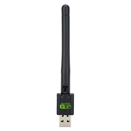 Tosuny WLAN-Adapter, 150 Mbit/s USB 2.0-Netzwerkkartenantenne WLAN-Empfänger-Unterstützung WPA, WPA2 für die Meisten Computergeräte von Tosuny