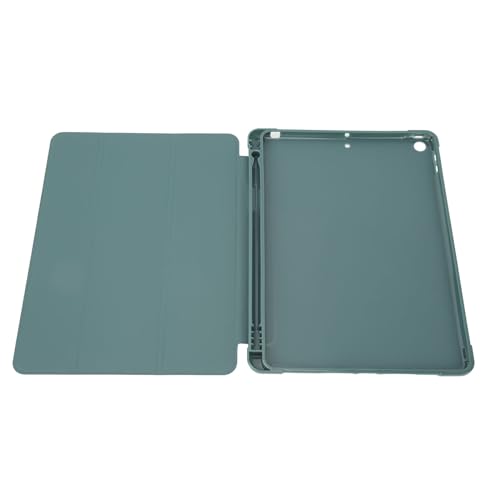 Tosuny für IOS-Tablets 10,2 Zoll, 10,2 Zoll Tablet-Schutzhülle mit Einzigartigem Stiftschlitz, Silikon-Softshell-Lederhülle, Weich und Langlebig (Green) von Tosuny