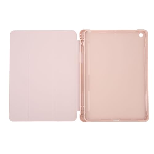 Tosuny für IOS-Tablets 10,2 Zoll, 10,2 Zoll Tablet-Schutzhülle mit Einzigartigem Stiftschlitz, Silikon-Softshell-Lederhülle, Weich und Langlebig (PINK) von Tosuny