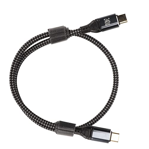 Tosuny zu-Kabel 240 W, USB 2.0 480 Mbit/s -Stecker auf C-Stecker, Schnellladekabel, Hochleistungs-Laptop-Ladekabel (50cm) von Tosuny