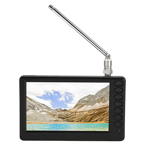 Tragbarer 5 Zoll Fernseher, ISDB T Digitalfernseher, 1080P Videoformatunterstützung, 1500 mAh Akku, Hochempfindlicher Tuner mit UKW Radio Tragbarer 5 Zoll Fernseher, ISDB T Digitalfernseher, 1080P Videoformatunterstützung, 1500 mAh Akku, Hochempfindlicher Tuner mit UKW Radio von Tosuny