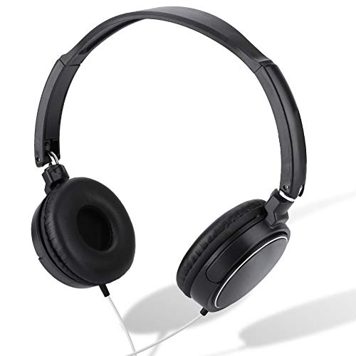 Über Ohr Kopfhörer, Faltbarer Bluetooth Kopfhörer mit Kabel Kompakter Stereo HiFi Kopfhörer mit verstellbarem Kopfbügel, unterstützung TF-Karte von Tosuny