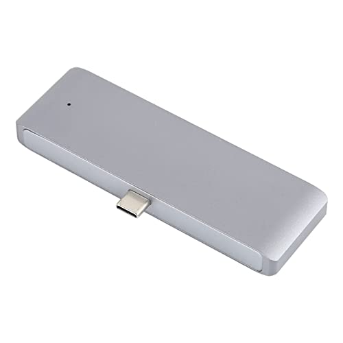 USB C Hub, USB C zu USB C, USB3.0, HDTV, AUX 3,5 Mm Ausgang, USB 3.0 Splitter Multiport Hub für 2018 OS X Tablet, für S9 Plus, S9 8/8, für Note 10+, für Mate20, Fast Laden, 4K-Medien von Tosuny