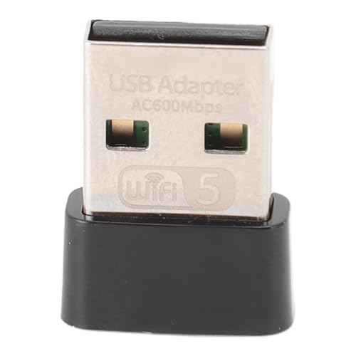 USB-WLAN-Adapter, WLAN-Dongle MU MIMO 600 Mbit/s 2,4 G 5 G USB-WLAN-Adapter Netzwerk-Transceiver-Adapter PC-WLAN-Adapter für Desktop-PCs und Laptops von Tosuny