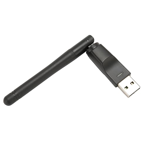 USB WLAN Adapter für PC, Kabelloser Netzwerkadapter mit Integrierter 2,4G Antenne, 150 Mbit/s USB WLAN Dongle, Unterstützt Windows Vista/XP/2000/7/8/10/11, Linux, OS X von Tosuny