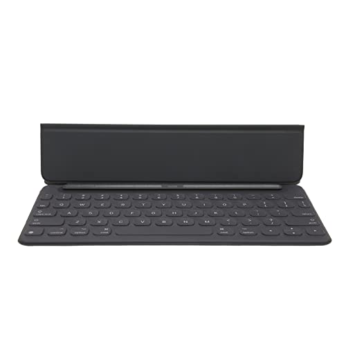 Ultraflache Kabellose Tablet Tastatur für IOS, 9,7 Zoll Tragbare Intelligente Tastatur in Voller Größe mit 64 Tasten, Kabellose Smart Tastatur für IOS Tablet Pro, Schwarz von Tosuny