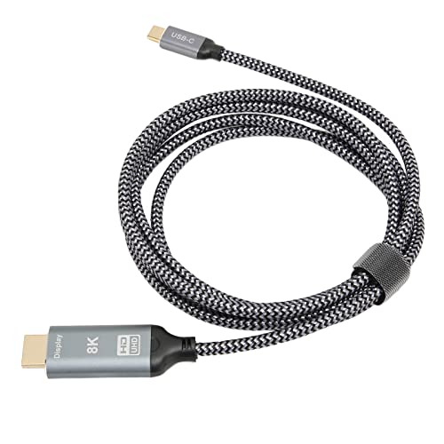 auf-Kabel 6 Fuß, Stecker auf -Kabel Unterstützt 8K@30Hz, 4K@120Hz UHD, 2K@144Hz, HDR, 3D, 48Gbps, 3, für Laptop, Tablet, HDTV, Projektor von Tosuny